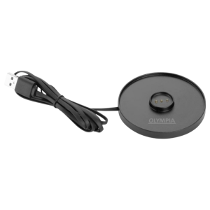 Stolna lampa s okruglim sjenilom Lucca crna - 200 mm