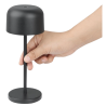 Stolna lampa s okruglim sjenilom Lucca crna - 200 mm
