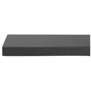 Kvadratna mat crna ploča stola - 700 mm