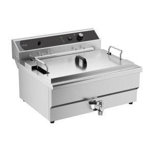 Profesionalna friteza s ispusnim ventilom - 25 L - CombiSteel