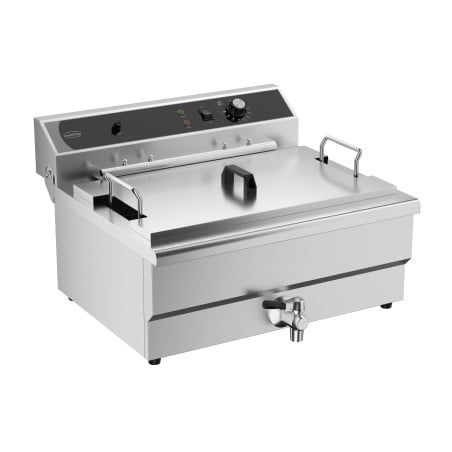 Profesionalna friteza s ispusnim ventilom - 25 L - CombiSteel