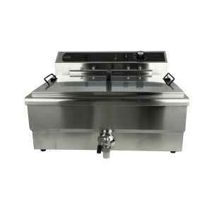 Profesionalna friteza s ispusnim ventilom - 25 L - CombiSteel
