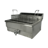 Profesionalna friteza s ispusnim ventilom - 25 L - CombiSteel