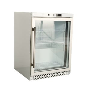 Mini hladnjak s prozirnim vratima 170 L 0/+8 °C - Dynasteel