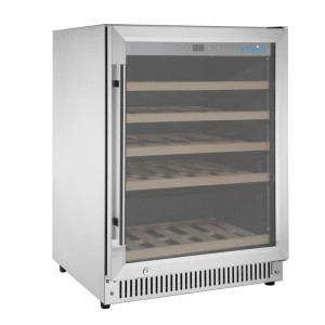 Rashlađivač vina ispod pulta inox - 118 L