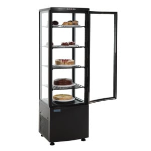 Vitrine Hladnjak - Zakrivljena Vrata - Crna Serija C 235 L