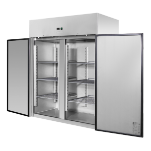 Pozitivni rashladni ormar 1400 L Inox GN 2/1 – 2 vrata