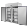 Pozitivni rashladni ormar 1400 L Inox GN 2/1 – 2 vrata