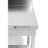 Stol Inox Dynasteel: Dubina 700 mm, Duljina 800 mm