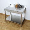 Stol Inox Dynasteel: Dubina 700 mm, Duljina 800 mm