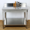 Stol Inox Dynasteel: Dubina 700 mm, Duljina 800 mm
