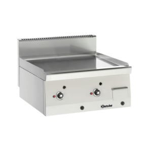 Plancha na plin za postavljanje glatka - Serija 600 - 7600 W
