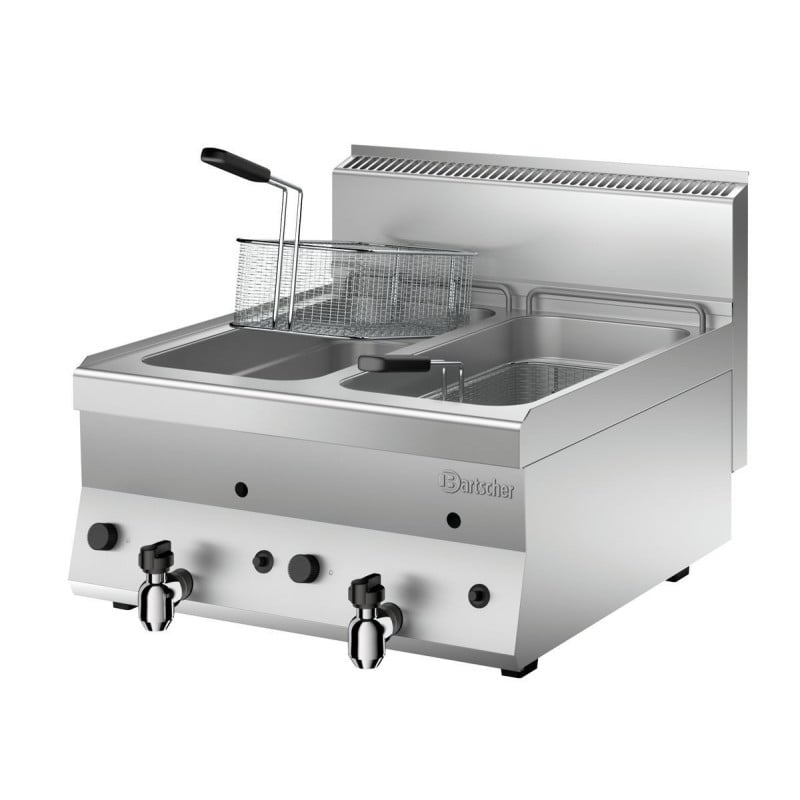 Friteuse à Gaz - Série 650 - 2 x 8 L Friteuse à Gaz - Série 650 - 2 x 8 L