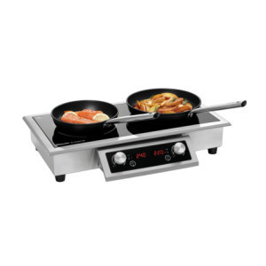 Indukcijska ploča s 2 plamenika - 7000 W