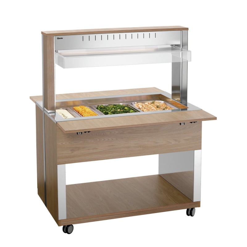 Chariot Buffet Chaud - 3 x GN 1/1 Chariot Buffet Chaud - 3 x GN 1/1