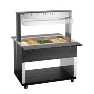 Chariot Buffet Chaud - 3 x GN 1/1