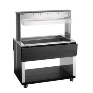 Chariot Buffet Chaud - 3 x GN 1/1