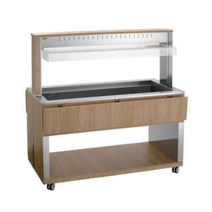 Chariot Buffet Chaud - 4 x GN 1/1