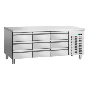 Pozitivni rashladni stol s 9 ladica GN 1/1