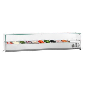 Saladette Hladnjak za postavljanje - 10 x GN 1/4