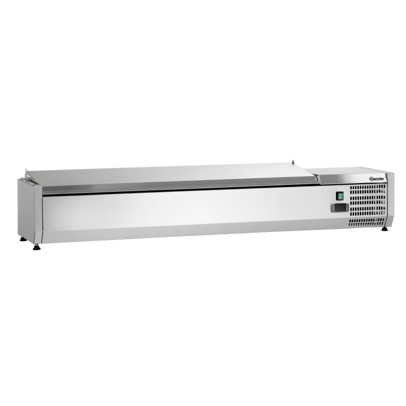 Saladette Réfrigérée à Poser Inox - 7 x GN 1/4 Saladette Réfrigérée à Poser Inox - 7 x GN 1/4