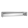 Saladette Hladnjak za postavljanje Inox - 7 x GN 1/4