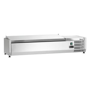 Saladette Hladnjak za postavljanje Inox - 3 x GN 1/3 + 1 x GN 1/2