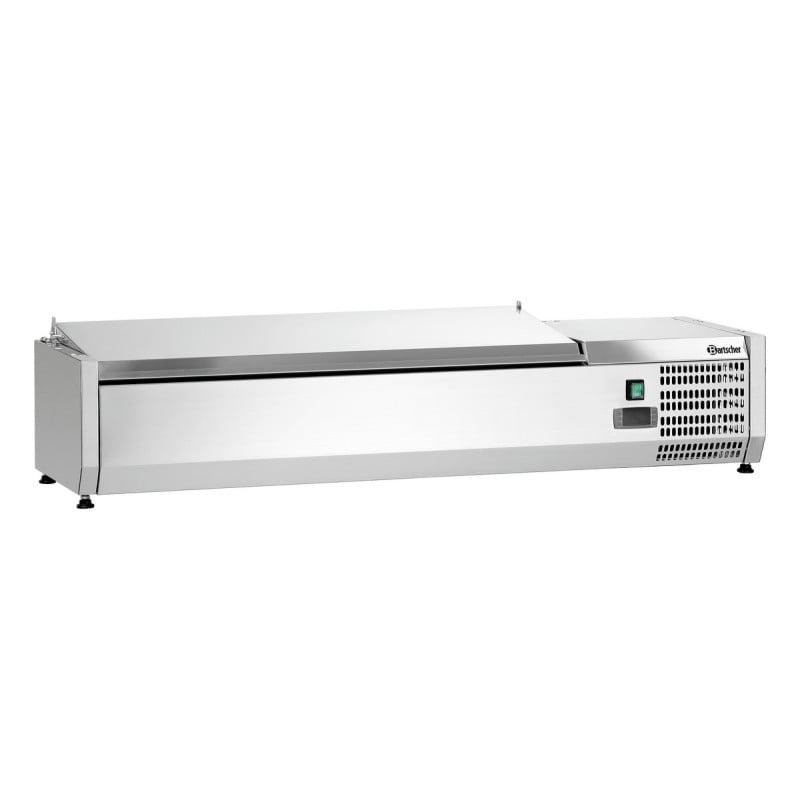 Saladette Hladnjak za postavljanje Inox - 3 x GN 1/3 + 1 x GN 1/2 Saladette Hladnjak za postavljanje Inox - 3 x GN 1/3 + 1 x GN 1/2