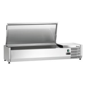 Saladette Hladnjak za postavljanje Inox - 3 x GN 1/3 + 1 x GN 1/2