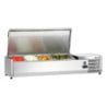 Saladette Hladnjak za postavljanje Inox - 3 x GN 1/3 + 1 x GN 1/2