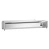 Saladette Réfrigérée à Poser Inox - 5 x GN 1/3 + 1 x GN 1/2