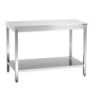 Table de Travail Inox avec Etagère Basse - P 700 mm - L 1400 mm - Bartscher