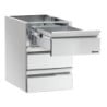 Colonne Tiroirs 3 x GN 1/1 - Bartscher