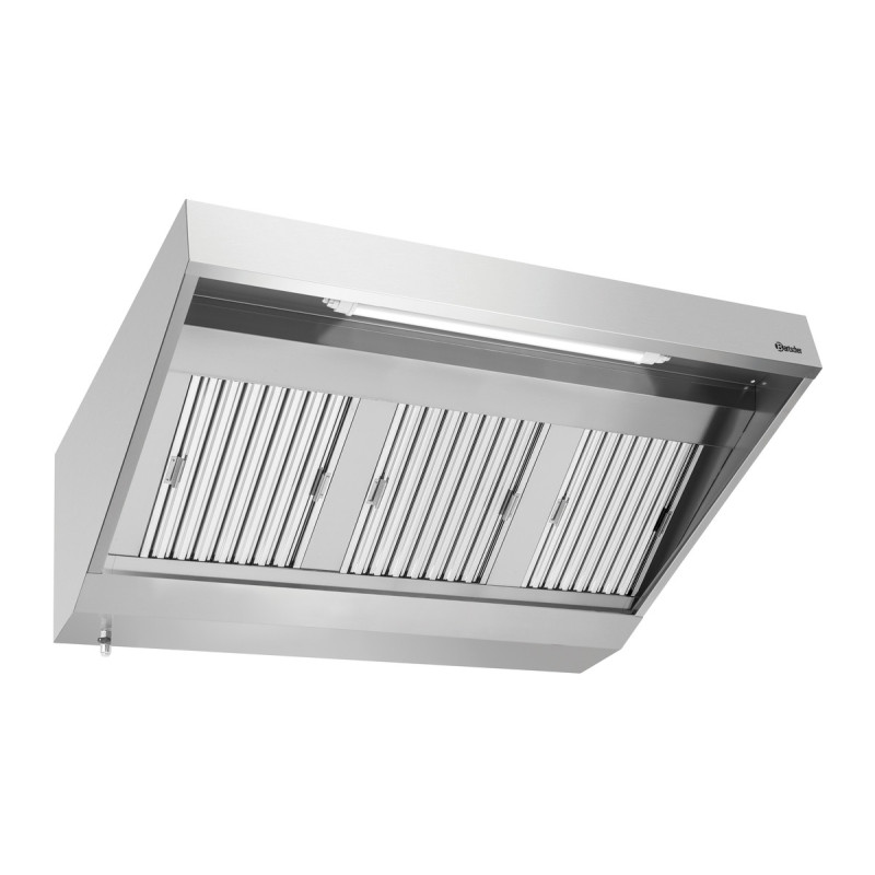 Hotte Murale avec Moteur et Eclairage - L 1500 x P 900 mm - Bartscher