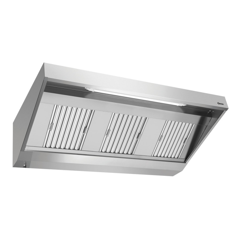 Hotte Murale avec Moteur et Eclairage - L 1800 x P 900 mm - Bartscher Hotte Murale avec Moteur et Eclairage - L 1800 x P 900 mm - Bartscher