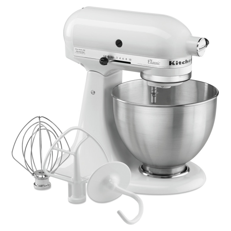 KitchenAid White Mixer - 4.28 L - Bartscher KitchenAid White Mixer - 4.28 L - Bartscher