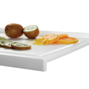 Daska za rezanje 415 x 300 mm - Bijela - 10 mm debljine - Bartscher