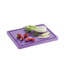 Daska za rezanje 325 x 265 mm - Ljubičasta - 20 mm debljine - Bartscher