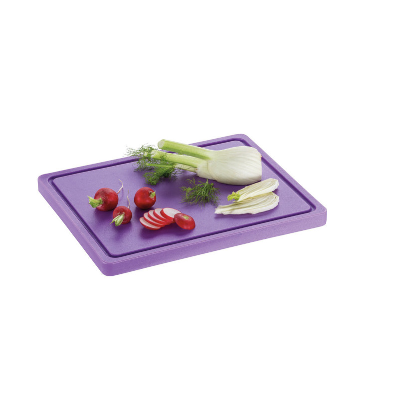 Daska za rezanje 325 x 265 mm - Ljubičasta - 20 mm debljine - Bartscher