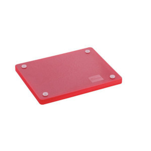 Daska za rezanje 325 x 265 mm - Crvena - 20 mm debljine - Bartscher