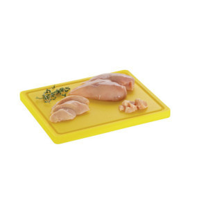 Daska za rezanje 325 x 265 mm - Žuta - 20 mm debljine - Bartscher