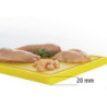 Daska za rezanje 325 x 265 mm - Žuta - 20 mm debljine - Bartscher