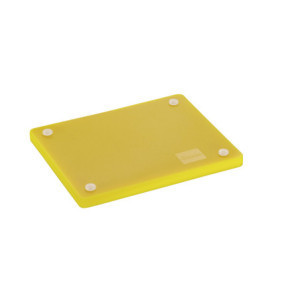 Daska za rezanje 325 x 265 mm - Žuta - 20 mm debljine - Bartscher