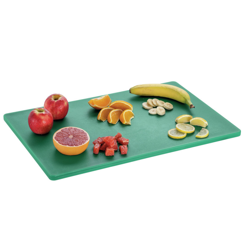 Cutting Board 600 x 400 mm - Green - 16 mm Thickness - Bartscher Cutting Board 600 x 400 mm - Green - 16 mm Thickness - Bartscher