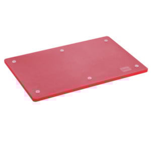 Daska za rezanje 600 x 400 mm - Crvena - 16 mm debljine - Bartscher