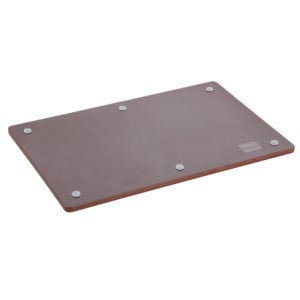 Daska za rezanje 600 x 400 mm - Smeđa - 16 mm debljine - Bartscher