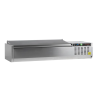 Saladette à Poser Couvercle Inox - Statique - 7 GN 1/4 - TEFCOLD
