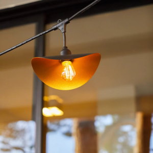 Guirlanda Svjetlosna Vanjska s Čeličnim Zlatnim Sjenilom - Hat Light - Lumisky