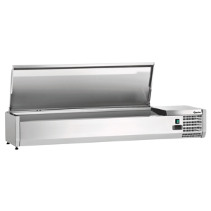 Saladette Hladnjak za postavljanje Inox - 5 x GN 1/3 + 1 x GN 1/2