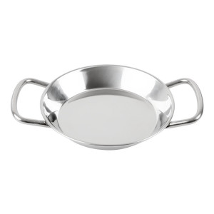 Mini posuda za paellu od nehrđajućeg čelika 120mm - Gastronoble